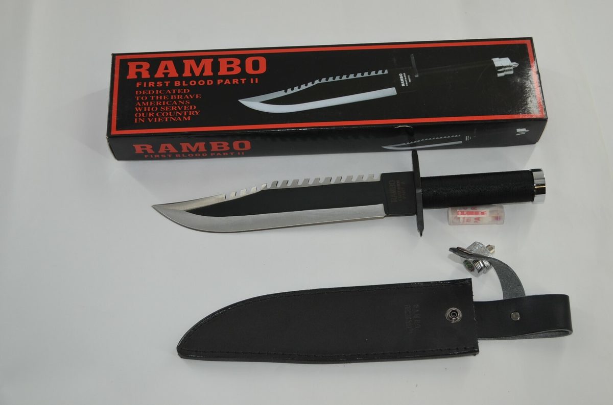 Rambo First Blood Part Two Collectible Replica Knife - detail view 2