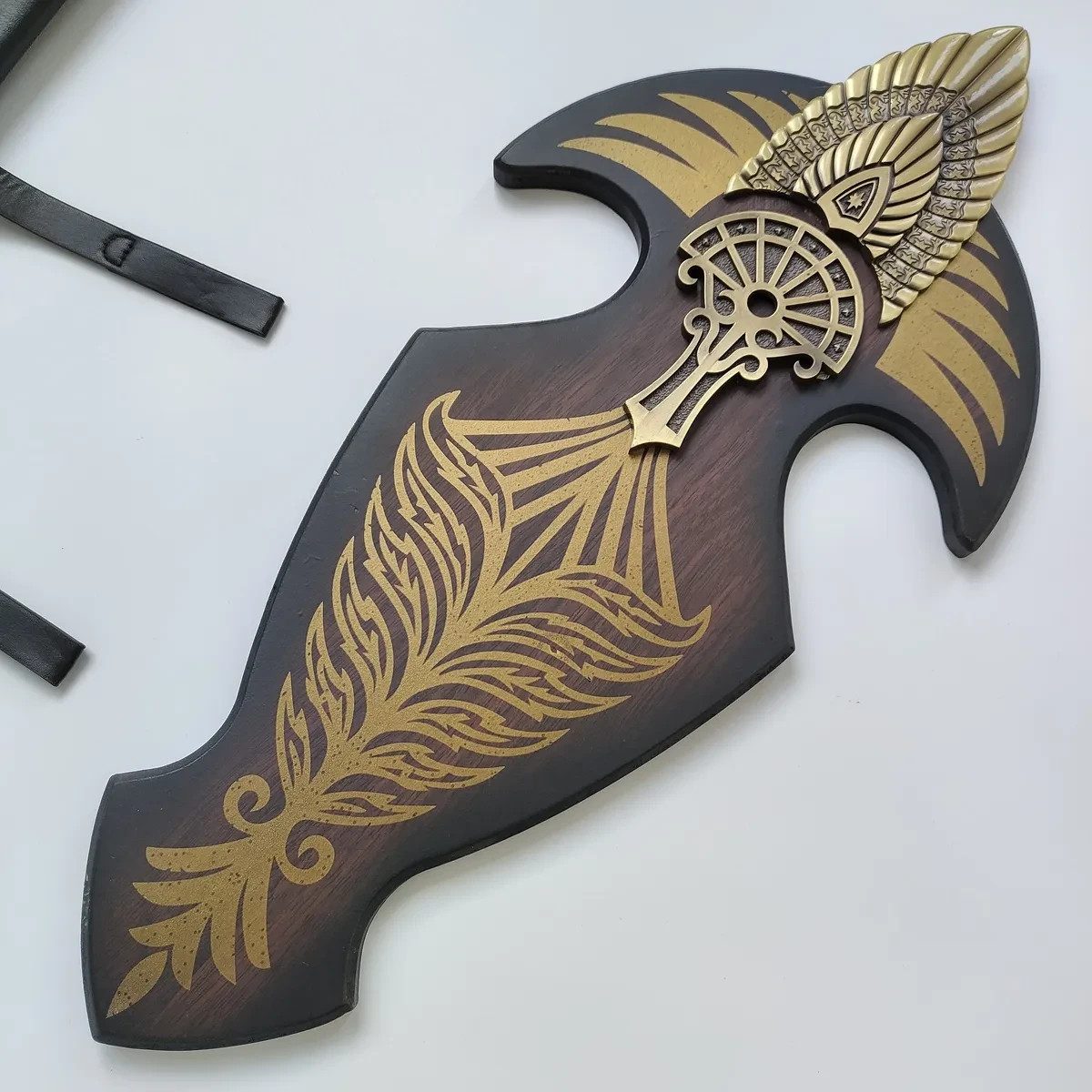 Lord of the Rings Narsil/anduril Sword Pattern Blade with Wall Plaque - detail view 7
