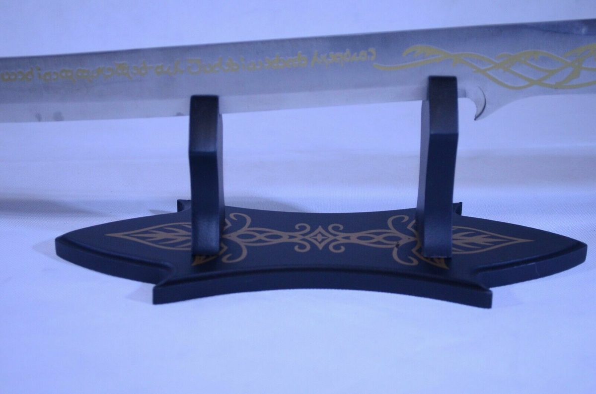 Lord of the Rings Sword of Arwen the Hobbit with Stand Display - detail view 5