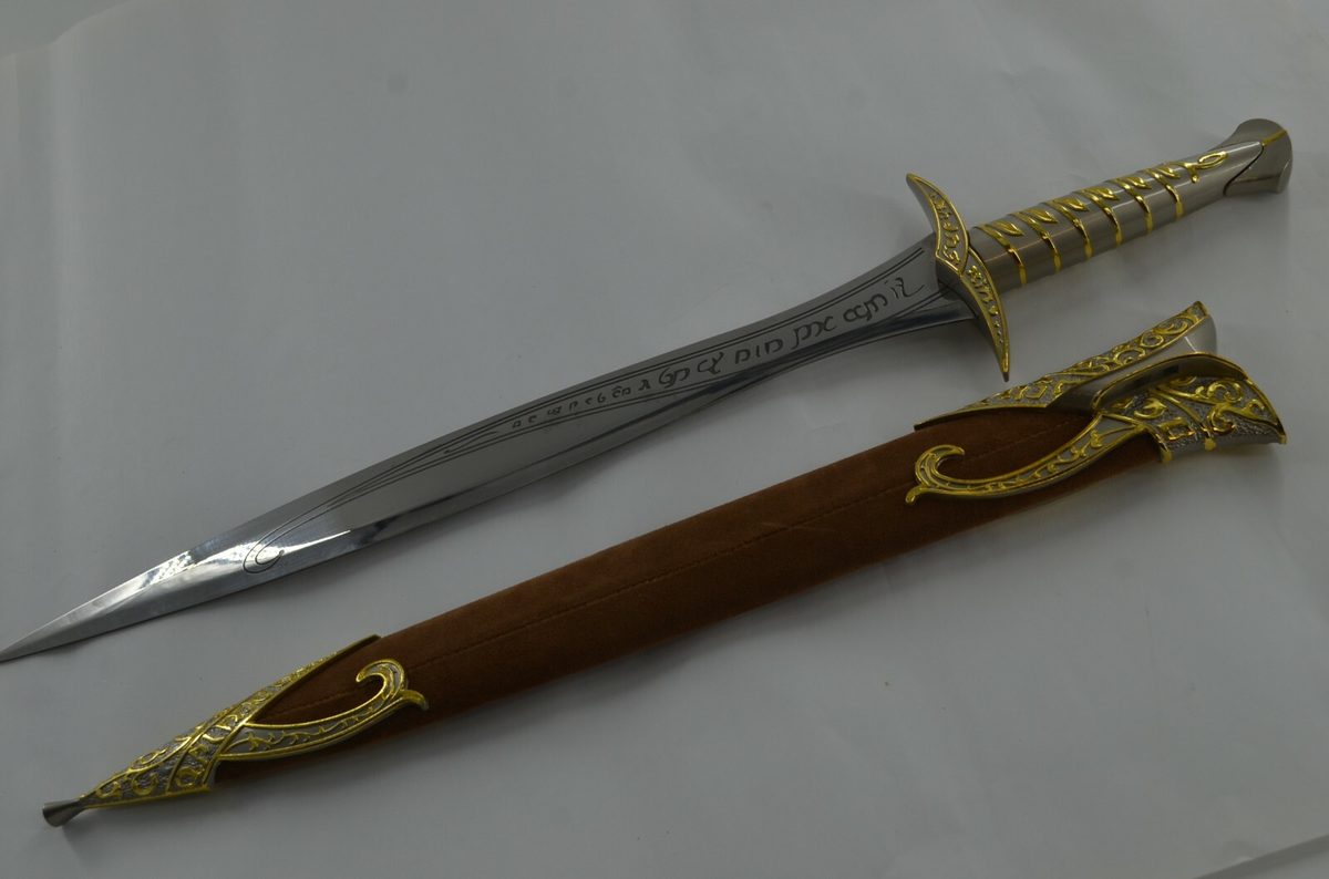 Sting,golden Sword of Frodo Lord of the Rings / the Hobbit - detail view 2