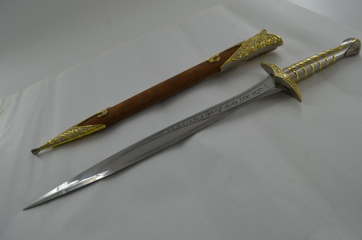 Sting,golden Sword of Frodo Lord of the Rings / the Hobbit - detail view 5