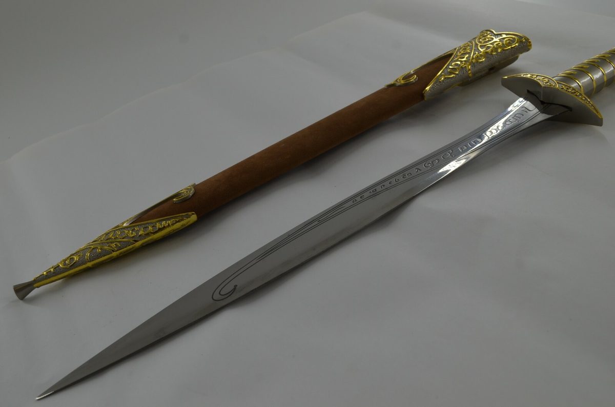 Sting,golden Sword of Frodo Lord of the Rings / the Hobbit - detail view 7