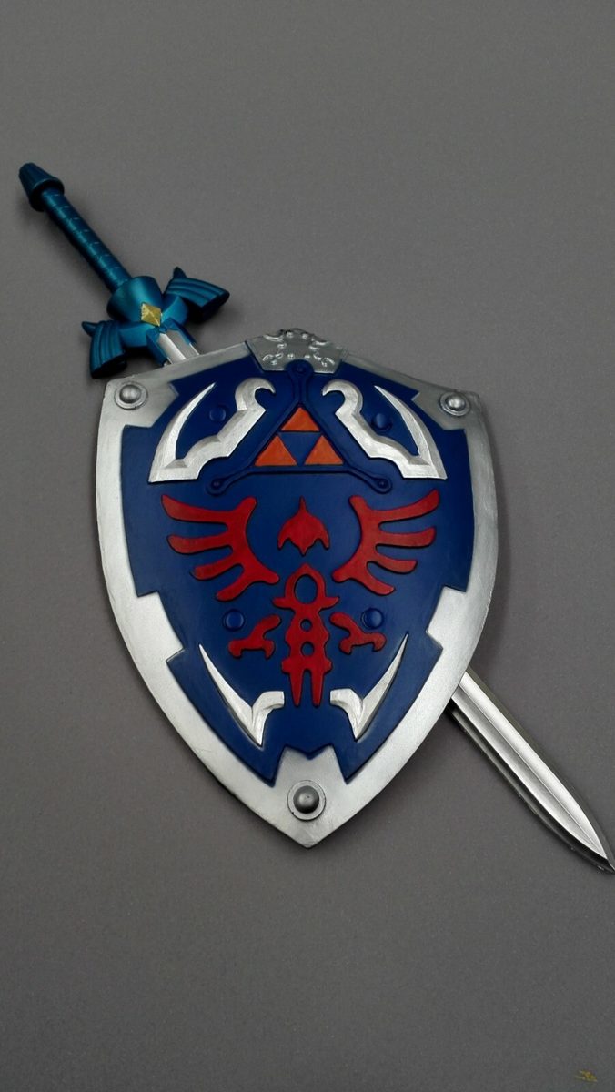 Set of 2 — Zelda Memory Foam Blade Skyward True Master Sword with Shield - detail view 3