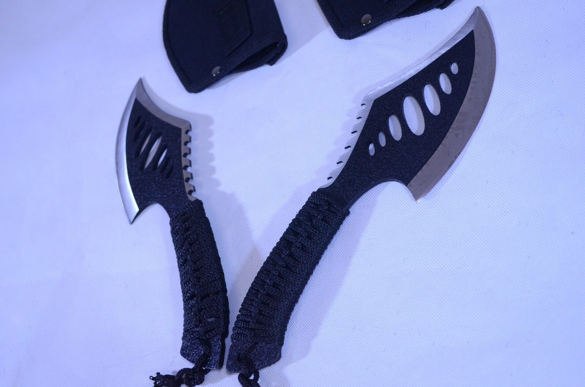 Set of 2 — Collectible Throwing Axe — Display Piece - detail view 2
