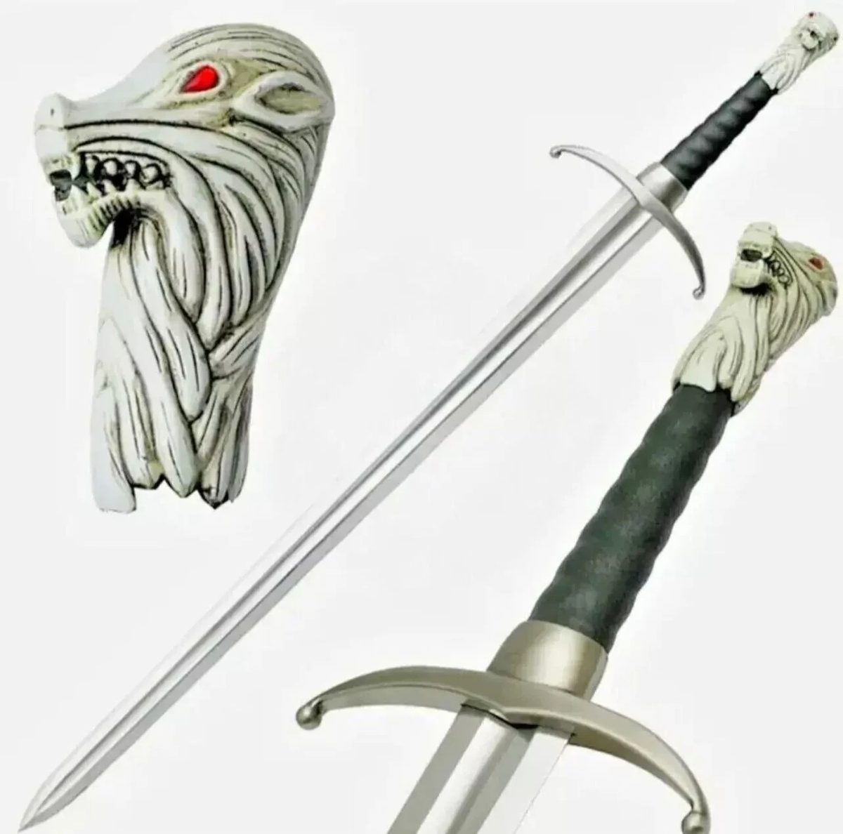 Long Claw, Game of Thrones John Snow Sword with Wall Plaque Stainless Steel - detail view 3