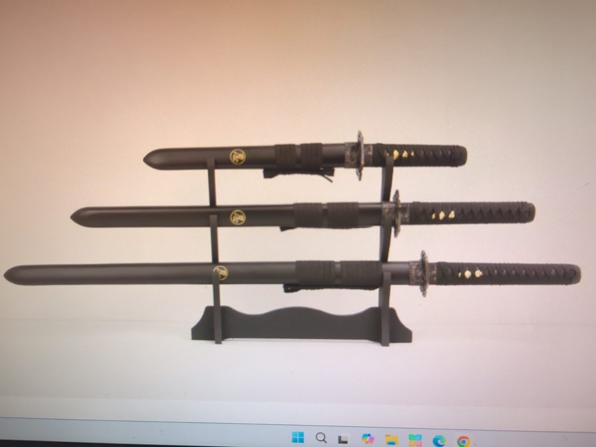 Set of 3 — Kill Bill Devil Ninja Katana Wakizashi Tanto - detail view 2