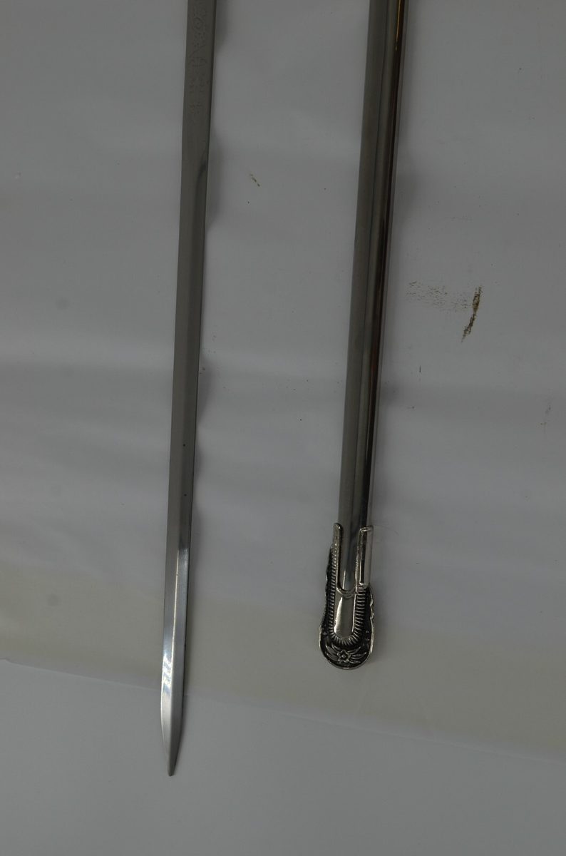 Full Steel Templar Knight of St. John Crusader Masonic Sword - detail view 2