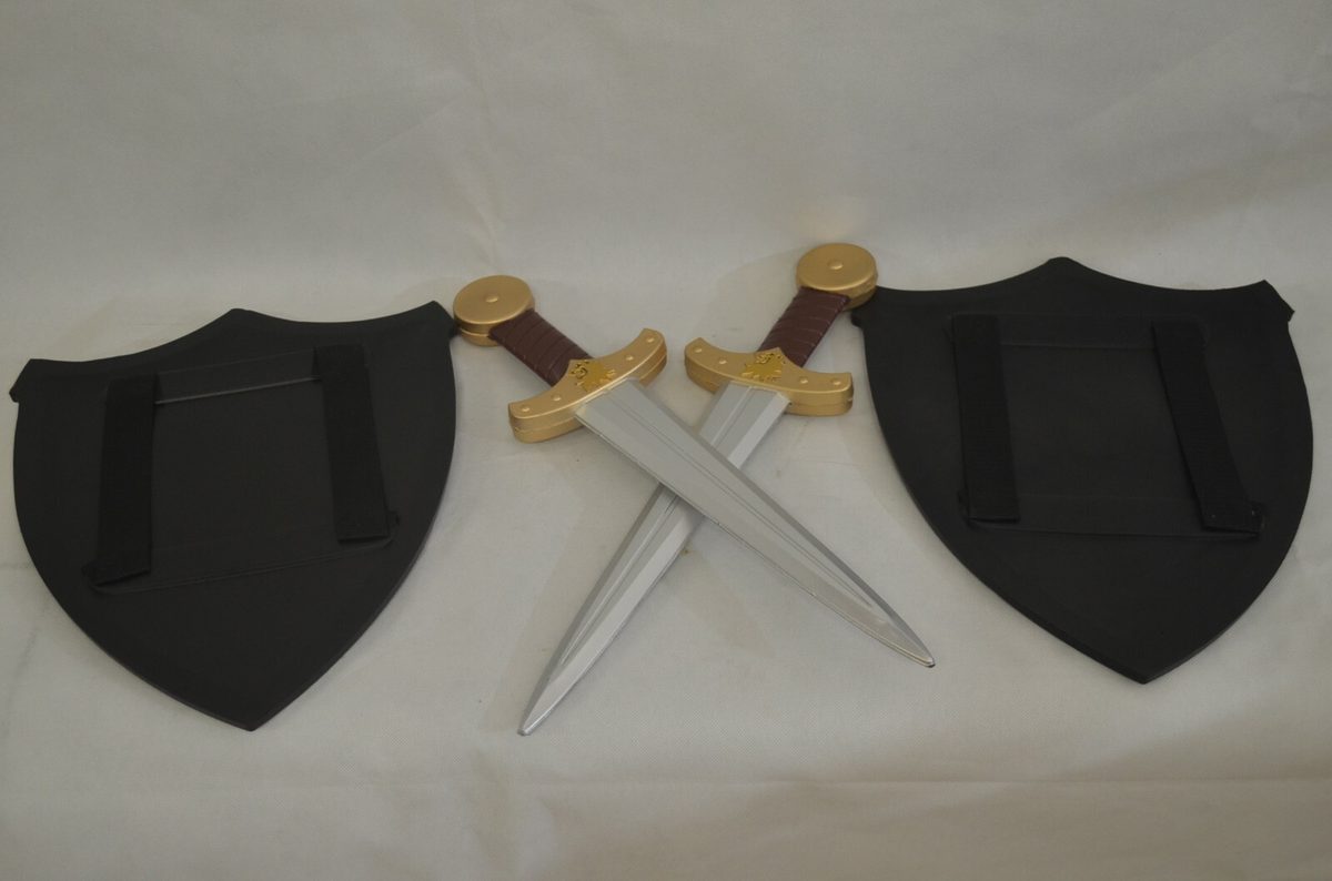 Set of 2 — Lion Knight Memory Foam Sword with Shield for Kids - detail view 2