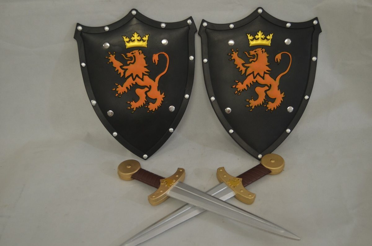 Set of 2 — Lion Knight Memory Foam Sword with Shield for Kids - detail view 4