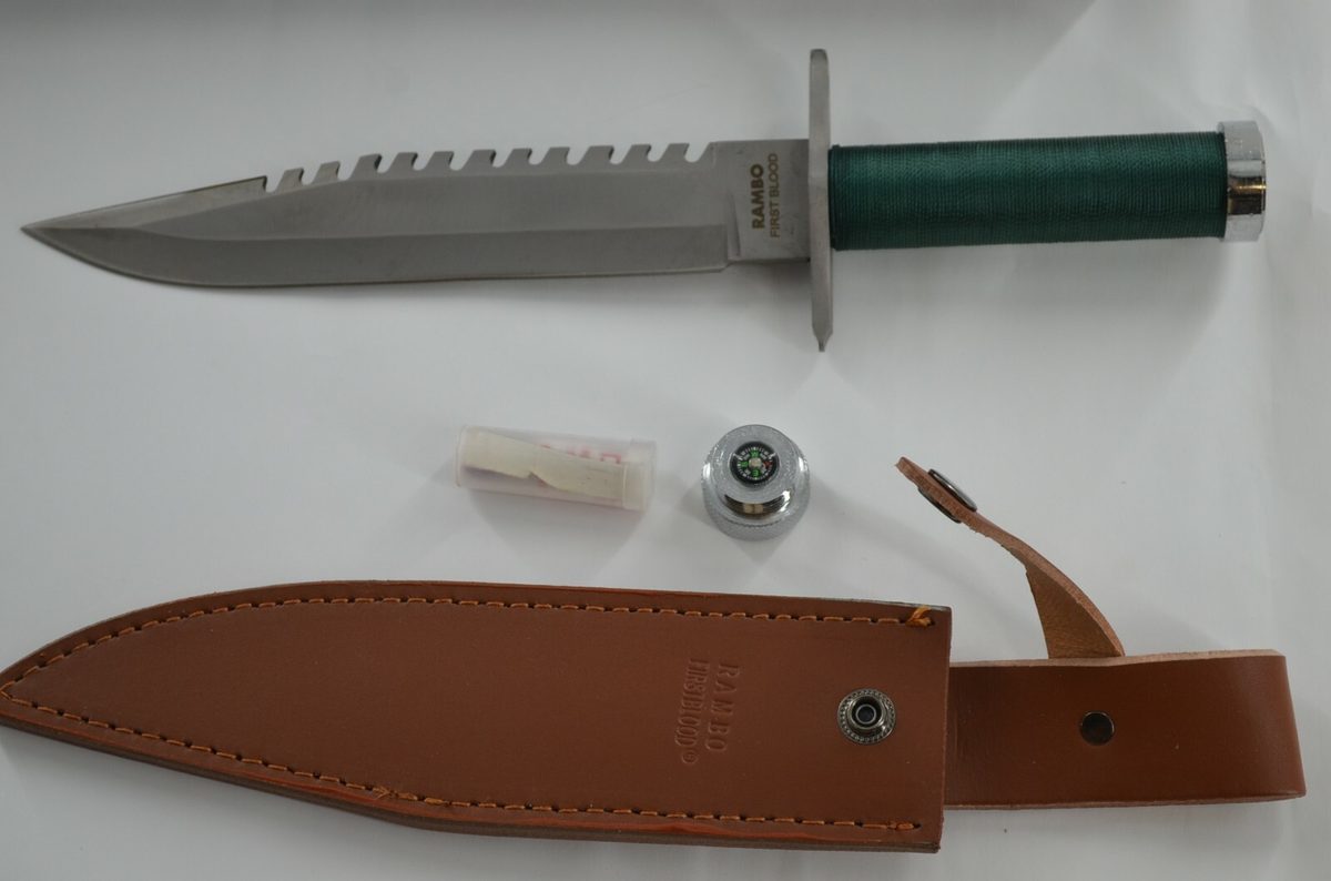 Set of 6 — Rambo First Blood I–VI Collectible Replica Knife - detail view 3