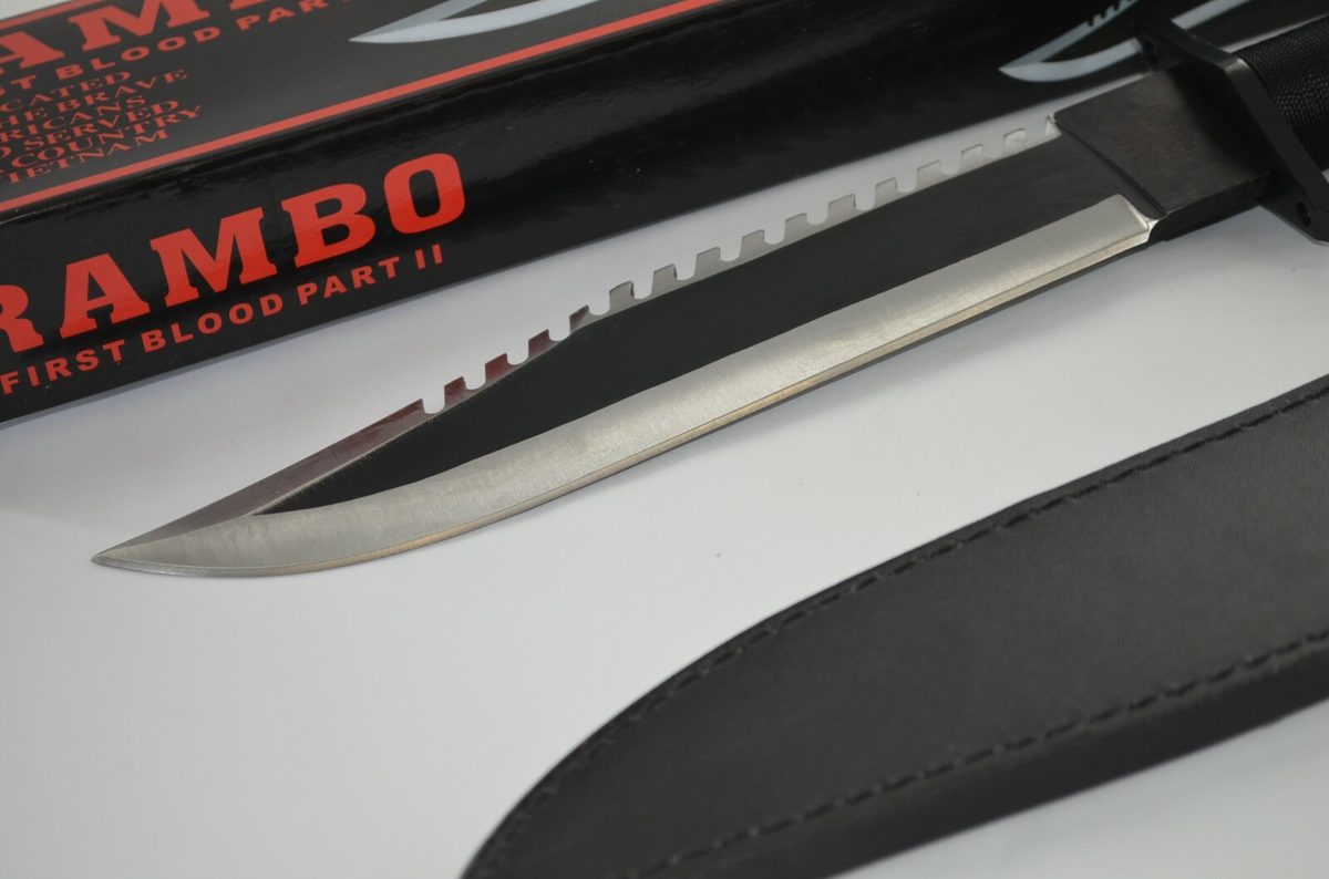 Set of 5 — Rambo First Blood I–V Collectible Replica Knife - detail view 6