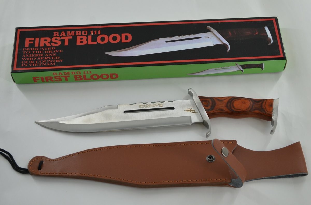 Set of 5 — Rambo First Blood I–V Collectible Replica Knife - detail view 7