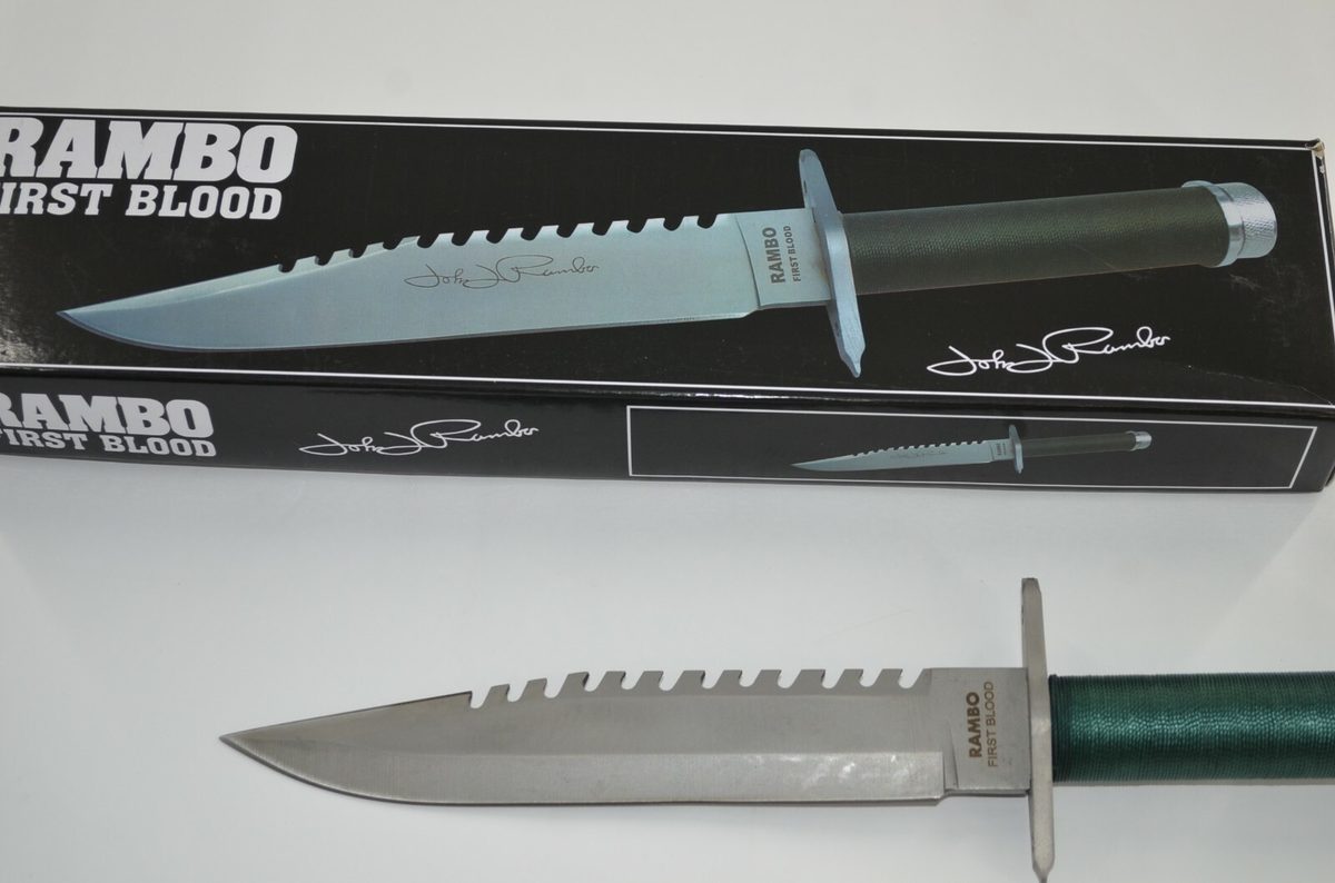 Set of 3 — Rambo First Blood I–III Collectible Replica Knife - detail view 4